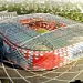 На строительстве спартаковского стадиона «Открытие Арена».